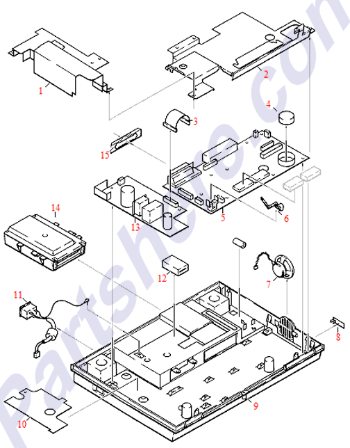 HP parts picture diagram for C2890-40050, C2890-40057, C2890-00074, C2890-40107, C2890-60260, C2890-60261, C2890-60262, C2890-60011, C2890-60013, C2890-60011-R, C2890-60263, C2890-60265, C2890-60291, C2890-60297, C2890-60298, C2890-60299, C2890-60265-R, C2890-40056, C2890-60011-C, C2890-60015, C4661-60144, C2890-60027, C2890-60102R, 0950-2525, 1420-0524
